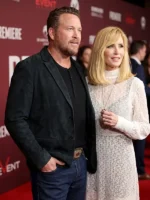 Dutton Ranch Cole Hauser 2026 Event Black Suede Blazer Couple View Look