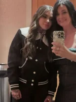 Dutton Ranch Morgan Wade Varsity Jacket Selfi look