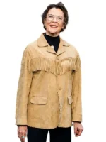 Dutton Ranch Premiere Annette Bening Fringe Jacket View Look
