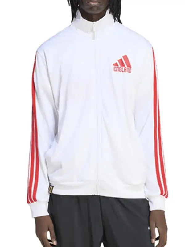 FIFA World Cup 2026 England Track Jacket Front View FIFA World Cup 2026 England Track Jacket Front View