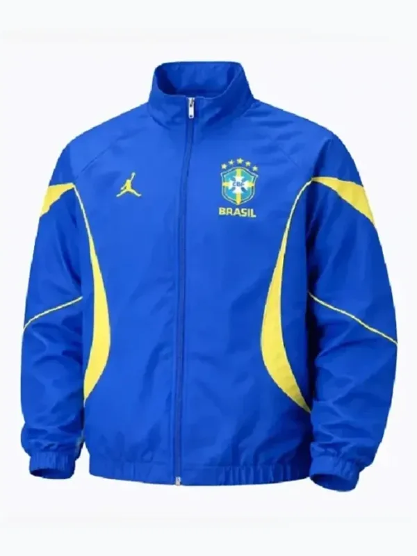 FIFA World Cup Brazil Anthem Jacket Front View FIFA World Cup Brazil Anthem Jacket Front View