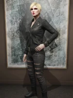 Female Protagonist GTA 6 Leather Jacket Side View