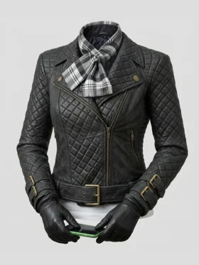 Female Protagonist GTA 6 Leather Jacket View Look