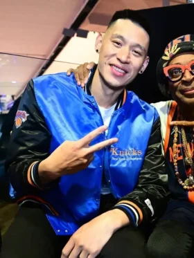 Finals Jeremy Lin Knicks Jacket 2026 Close-Up View