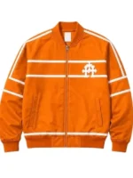 Finals Timothee Chalamet Orange Jacket View Look