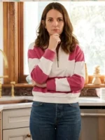 Four Seasons Tina Fey Striped Sweatshirt View Look