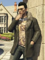 GTA 6 Crime Plays Suede Coat Side View
