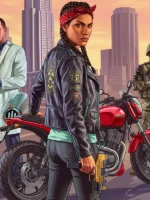 GTA 6 Female Protagonist Biker Jacket Side View