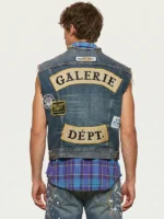 Hyunjin Gov Ball 2026 Denim Vest Back View