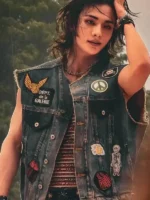 Hyunjin Gov Ball 2026 Patchwork Denim Vest