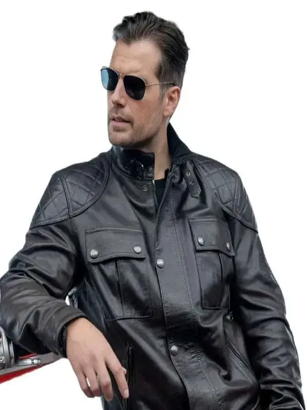 In The Grey 2026 Henry Cavill Leather Jacket In The Grey 2026 Henry Cavill Leather Jacket