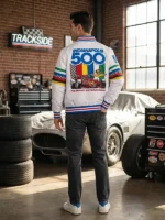 Indianapolis 500 Bomber Jacket Back View