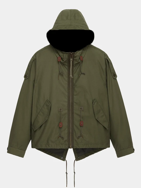 Industries M-65 Mod Fishtail Field Coat Front View Industries M-65 Mod Fishtail Field Coat Front View