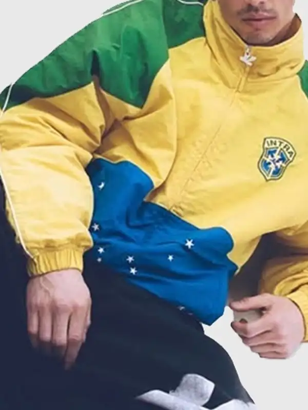 Intra Brazil Nations Jacket Front View Intra Brazil Nations Jacket Front View