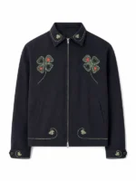 Jay-Z Lucky Draw Black Embroidered jacket View Look
