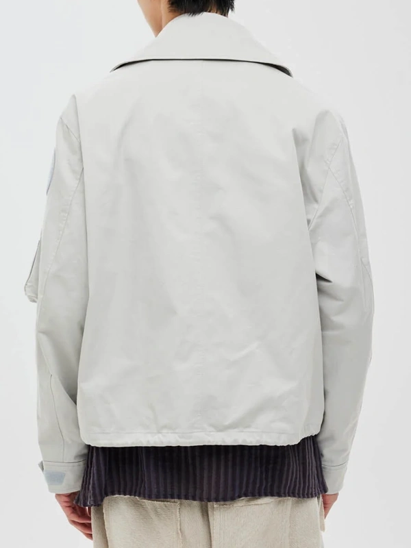 Jiyong Kim x Alpha Sun Bleached Wide Jacket Back View