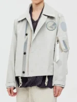 Jiyong Kim x Alpha Sun Bleached Wide Jacket Close-Up View
