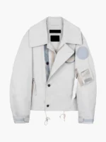 Jiyong Kim x Alpha Sun Bleached Wide Jacket Front View