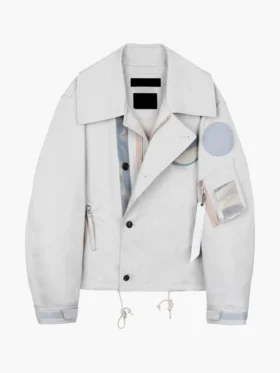 Jiyong Kim x Alpha Sun Bleached Wide Jacket Front View