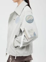Jiyong Kim x Alpha Sun Bleached Wide Jacket Side View