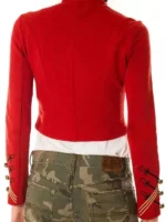 Katherine McNamara Military Jacket Back View