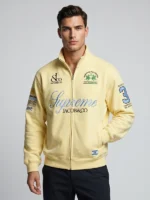 La Martina Supreme Zip Up Track Jacket Yellow