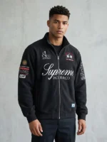 La Martina x Supreme Zip Up Sweatshirt Black