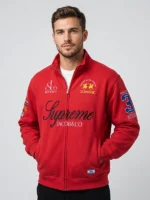La Martina x Supreme Zip Up Sweatshirt Red