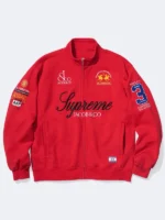 La Martina x Supreme Zip Up Track Jacket Red Front View