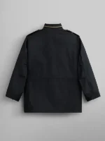 M-65 Field Alpha Industries Black Jacket Back Look