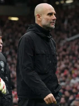 Manager-Pep-Guardiola-Black-Hooded-Jacket