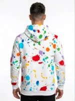 Mario Galaxy Hoodie Model Back View