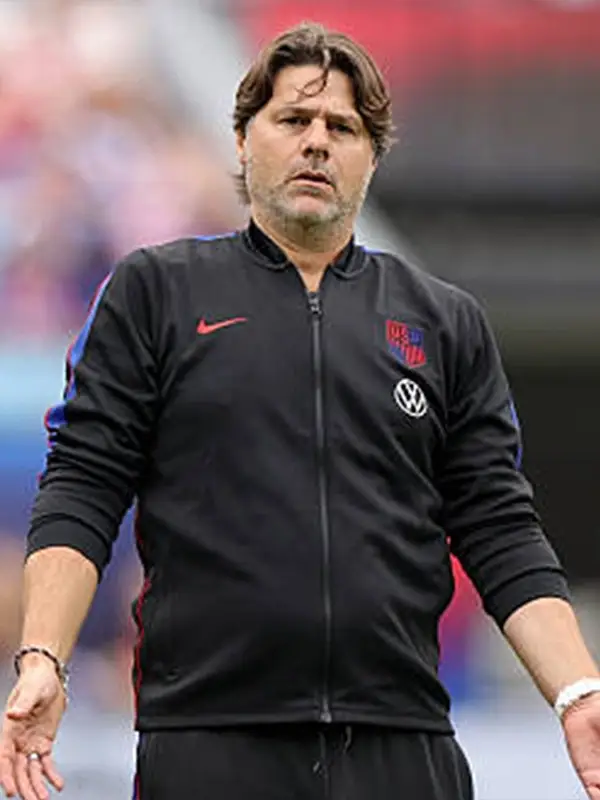 Mauricio Pochettino USMNT Track Jacket Front View Mauricio Pochettino USMNT Track Jacket Front View