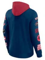 Men's Houston Texans Patched Out Pullover Hoodie Back View