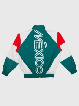 Mexico Nylon Windbreaker Jacket Back View