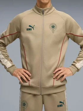 Morocco KING Anthem Mens Track Jacket Front View