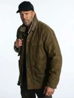 Mutiny 2026 Jason Statham Brown Jacket