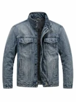Mutiny 2026 Jason Statham Denim Jacket Front View