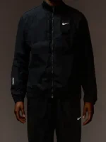 NOCTA Northstar Track Jacket Black Front View