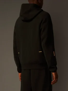 NOCTA Tech Fleece Full Zip Hoodie Black Back View
