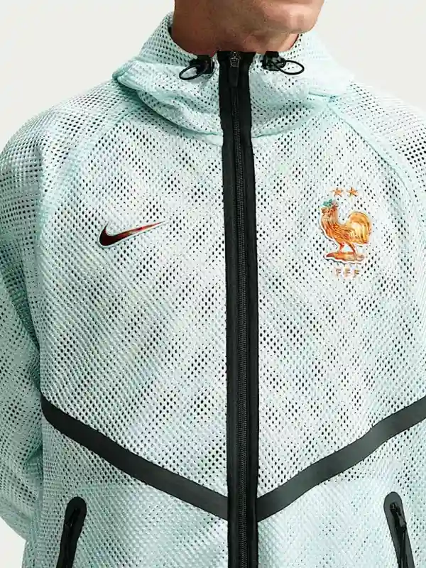 Nike France Mesh Anthem Jacket Front View Nike France Mesh Anthem Jacket Front View