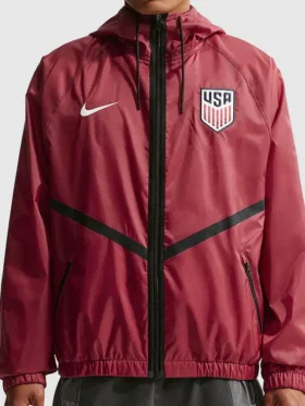 Nike USA 2026 Dri-FIT Anthem Jacket Close-Up View