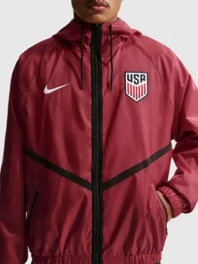 Nike USA 2026 Dri-FIT Anthem Jacket Front View