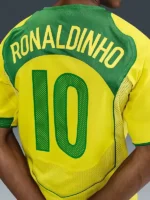 Nike x Ronaldinho Brazil 2004 Total 90 Reissue Jersey Back View