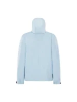 Full-length front view of the cobalt blue NOCTA Alien windbreaker showing its structured technical silhouette and premium outdoor sportswear drape.