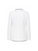 Novak Djokovic Wimbledon White Blazer Back View