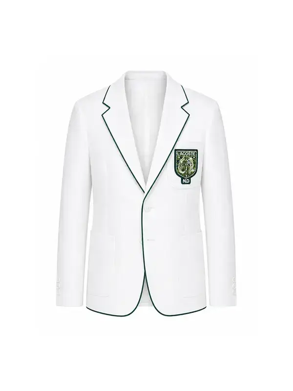 Novak Djokovic Wimbledon White Blazer View