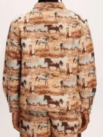 Off Campus Dexter Horse Print Jacket Back View