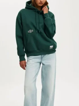 Premium Oversized Pullover Graphic Hoodie Front View