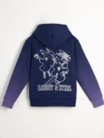 Rabbit And Steel Hoodie Back View